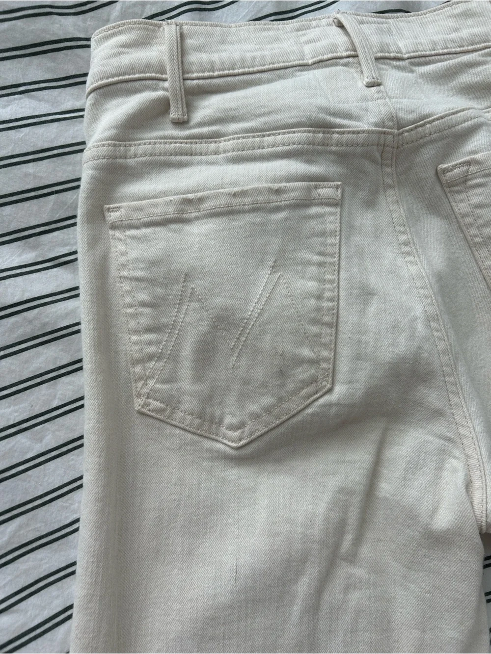 MOTHER Hustler Roller Heel Jeans in Act Natural